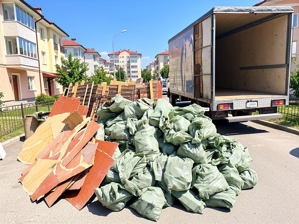 Демонтаж перегородок и вывоз мусора в Краснодаре